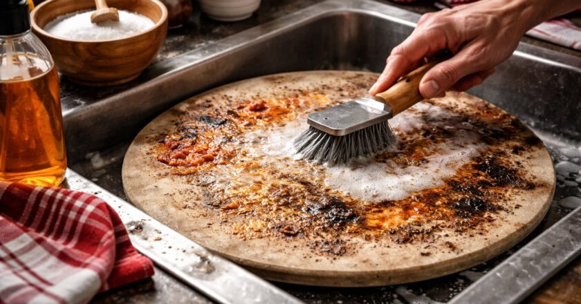 Pizzasteen schoonmaken zonder schade: zo behoud je smaak en kwaliteit