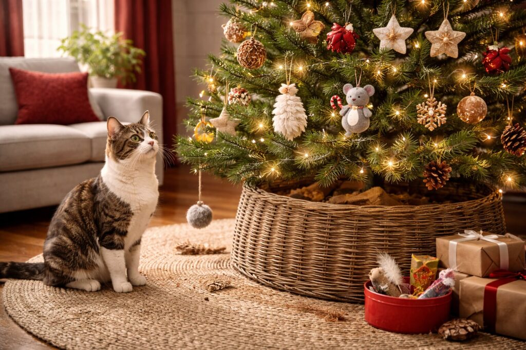 kerstboom katproof, kerstboom