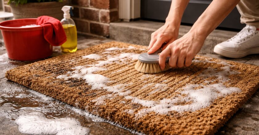 Deurmat schoonmaken: een onderschatte stap naar een schoner en rustiger huis