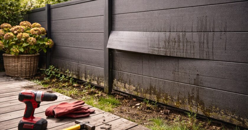 De nadelen van een composiet schutting: een realistische blik op onderhoud, uitstraling en levensduur