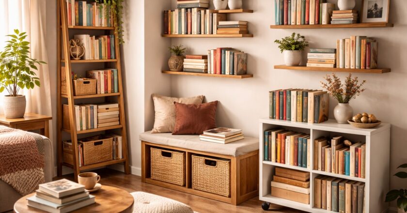 Boeken opbergen bij weinig ruimte: slimme oplossingen voor een compact en warm interieur